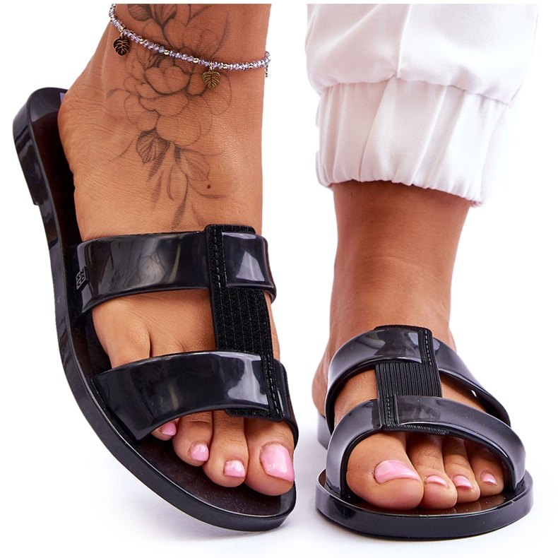 Női vegán flip -flops zaxy jj285263 fekete