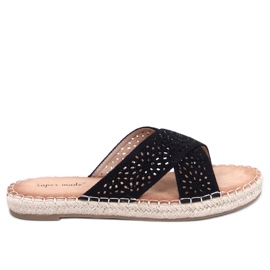Bakou Black női espadrille papucs fekete Bakou Black női espadrille papucs fekete