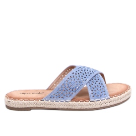 Bakou Blue női espadrille flip-flop kék