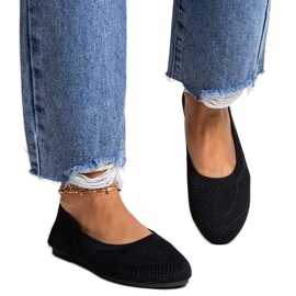 Fekete szövet balett lakások a Yafia-tól