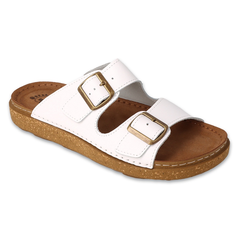 Dr.ORTO Befado férfi papucs, bőr alsó, 179M003, fehér