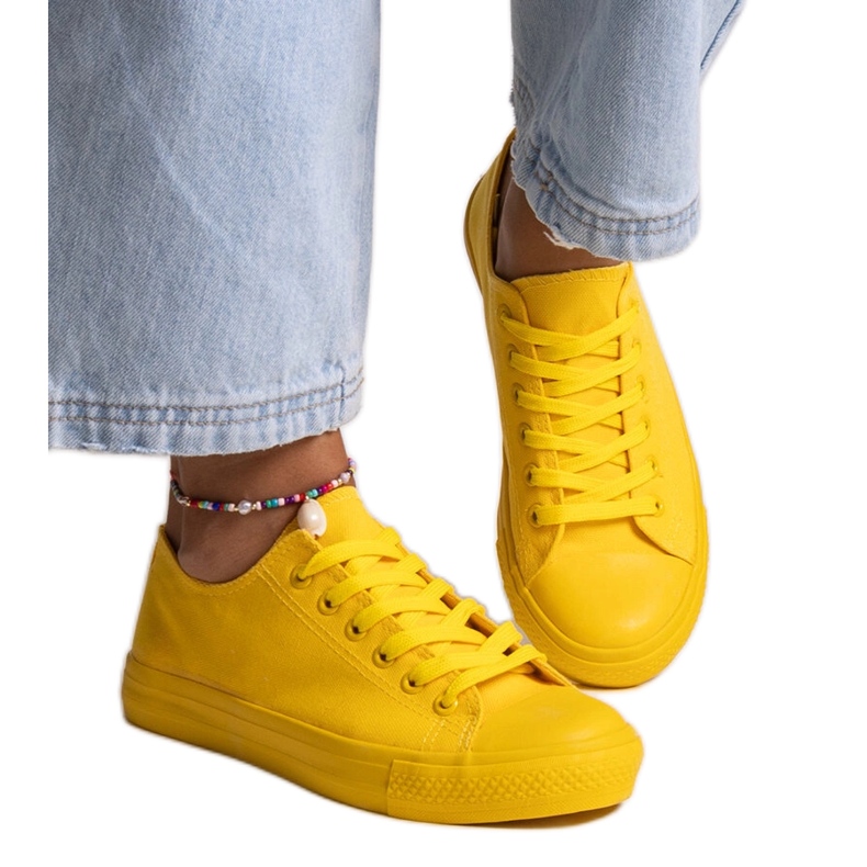 Sárga klasszikus Nudar tornacipő