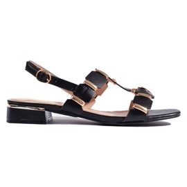Fekete elegáns női szandál Fekete elegáns női szandál