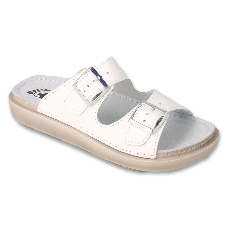 Dr.ORTO Befado női papucs 179D001 fehér bőr betéttel