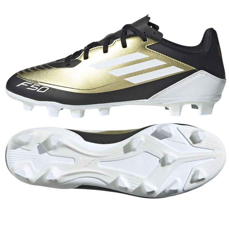 Adidas F50 Club Messi FxG M IG9331 cipő aranysárga