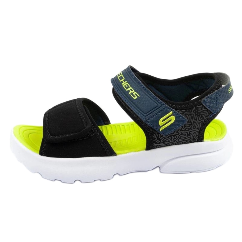 Skechers 406512L/BKLM szandál fekete