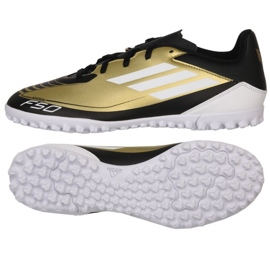 Adidas F50 Club Messi Tf M IG9330 cipő aranysárga