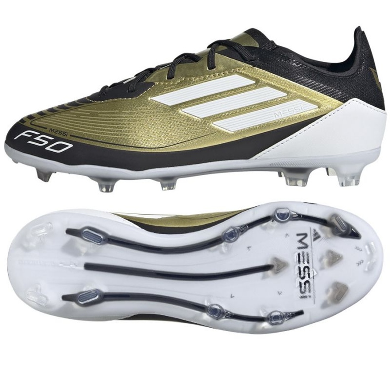 Adidas F50 Pro Messi Jr IF6917 cipő aranysárga Adidas F50 Pro Messi Jr IF6917 cipő aranysárga