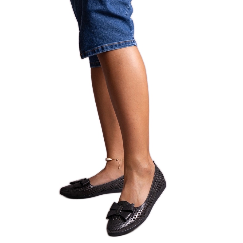 Fekete fényes Binney balettlapok