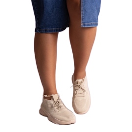 Madi bézs szövet tornacipő Madi bézs szövet tornacipő