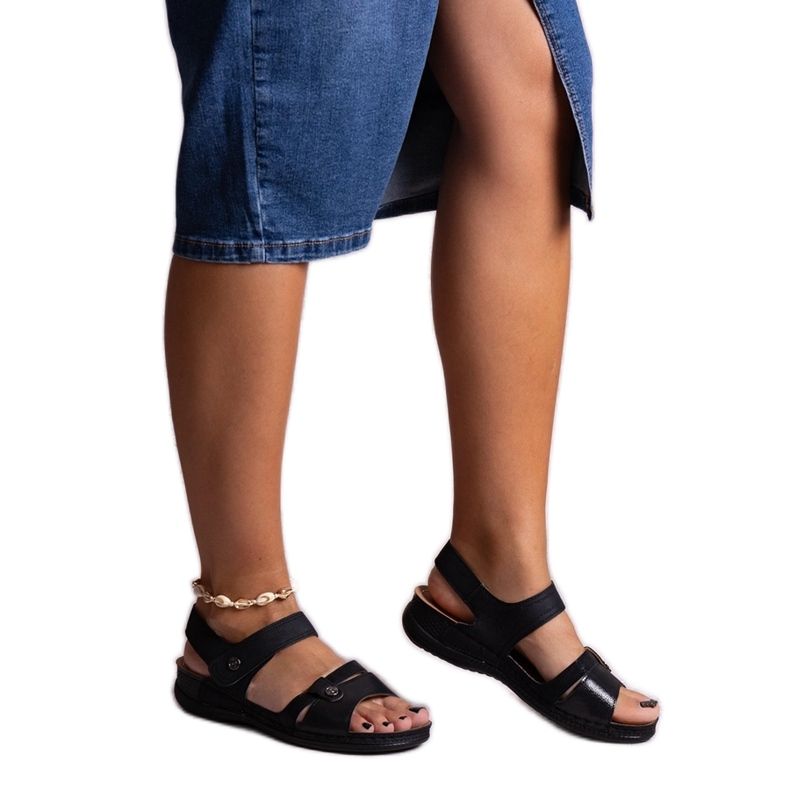 Fekete Huri platformszandál