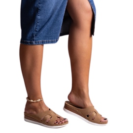 Mifsuda barna világos öszvérek alacsony ékkel