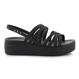 Crocs Brooklyn Strappy Lowwdg szandál 206751-001 fekete