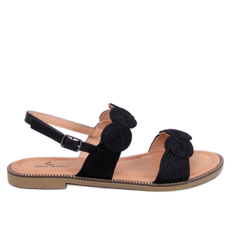 Raulet Fekete női szandál