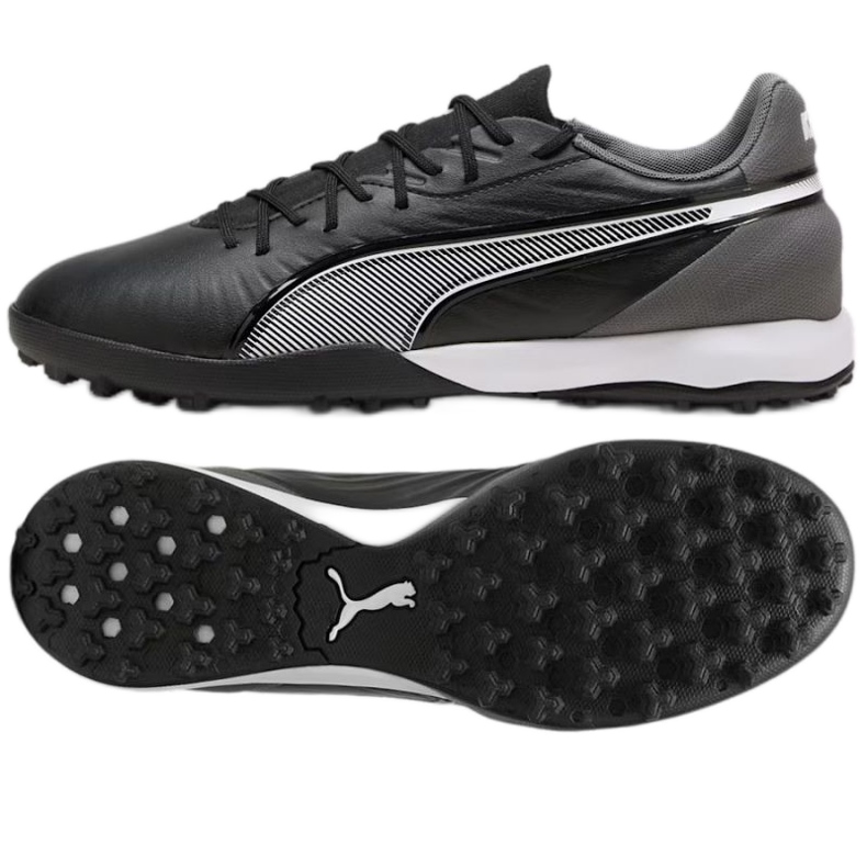 Puma King Match Tt 107879-01 futballcipő fekete