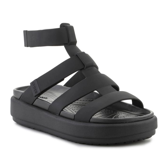 Crocs Brooklyn luxe Gladiator szandál 209557-060 fekete