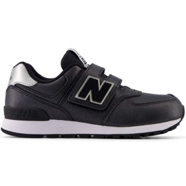 New Balance tornacipő tépőzáras PV574FM fekete