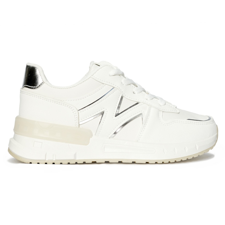 Fehér kényelmes női tornacipő