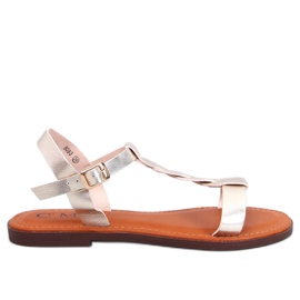 Pourta Gold női szandál aranysárga