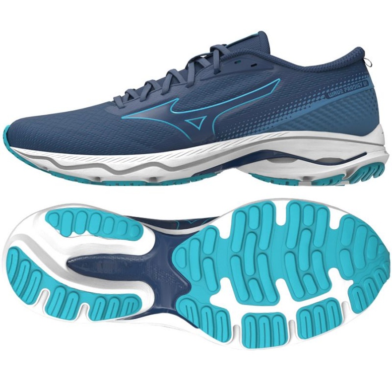 Mizuno Wave Prodigy 6 J1GC241001 cipő kék Mizuno Wave Prodigy 6 J1GC241001 cipő kék