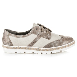 Fűzős cipő KYLIE barna