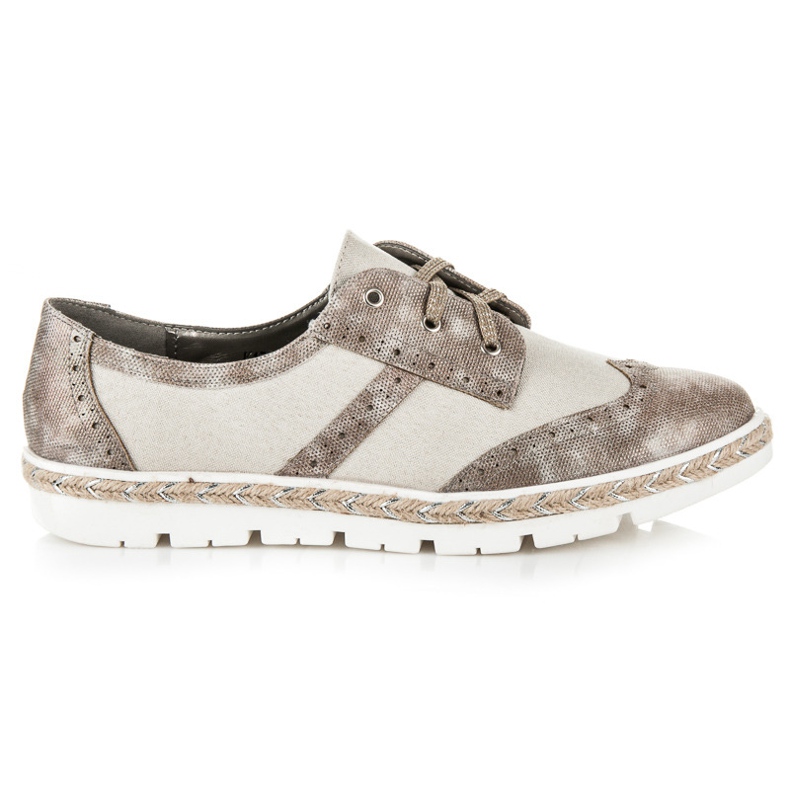 Fűzős cipő KYLIE barna