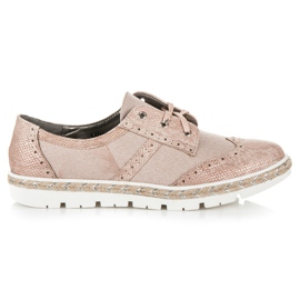 Fűzős kylie cipő rózsaszín