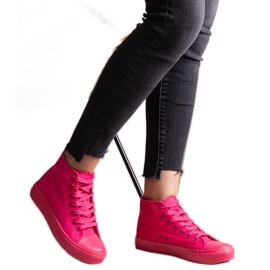 Sötét rózsaszín magasszárú tornacipő a Raffie-től