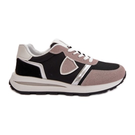 Női tornacipő csillogó fekete Velanielával