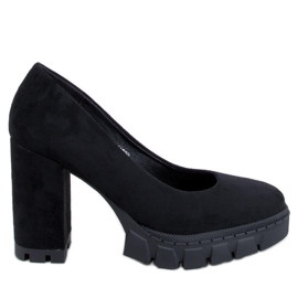 Angela Black magassarkú és platformpumpák fekete