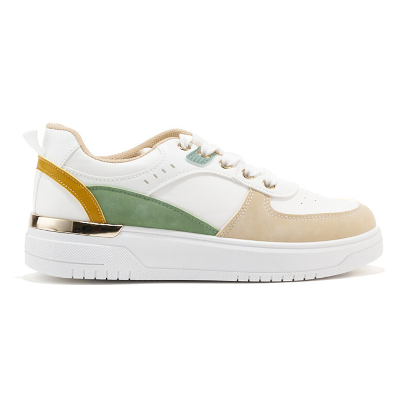 Női tarka platformos sportcipő sokszínű