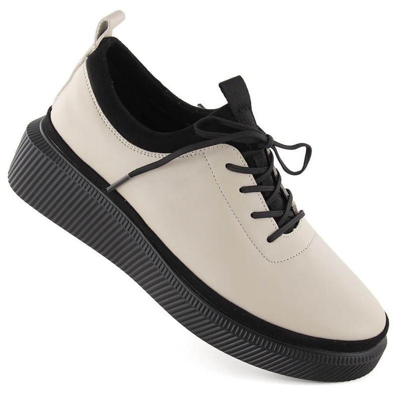 Női bézs bőr bebújós cipő T.Sokolski J23-705