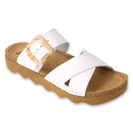 Dr.orto Befado női papucsok PU bőr insert179d005 fehér