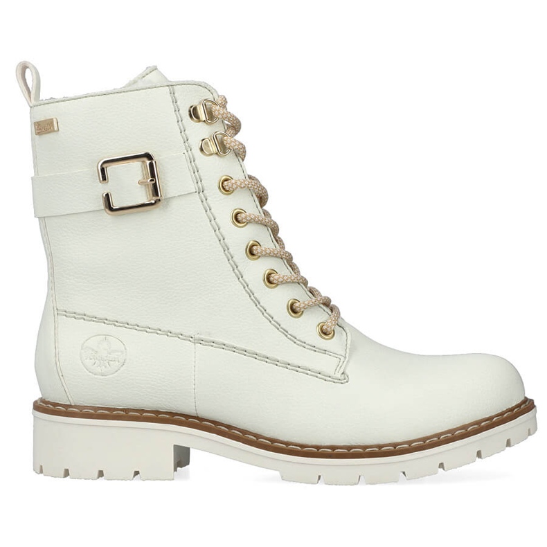 Vízálló női fehér munkacsizma Rieker Y9126-80