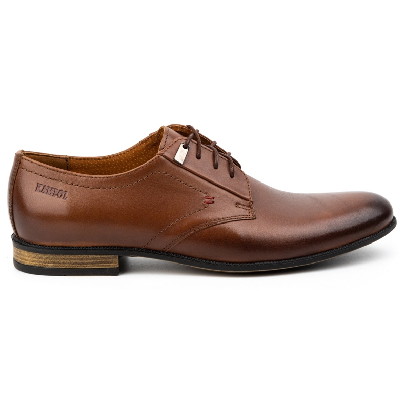 Kampol Férfi formális bőrcipő 331KAM barna