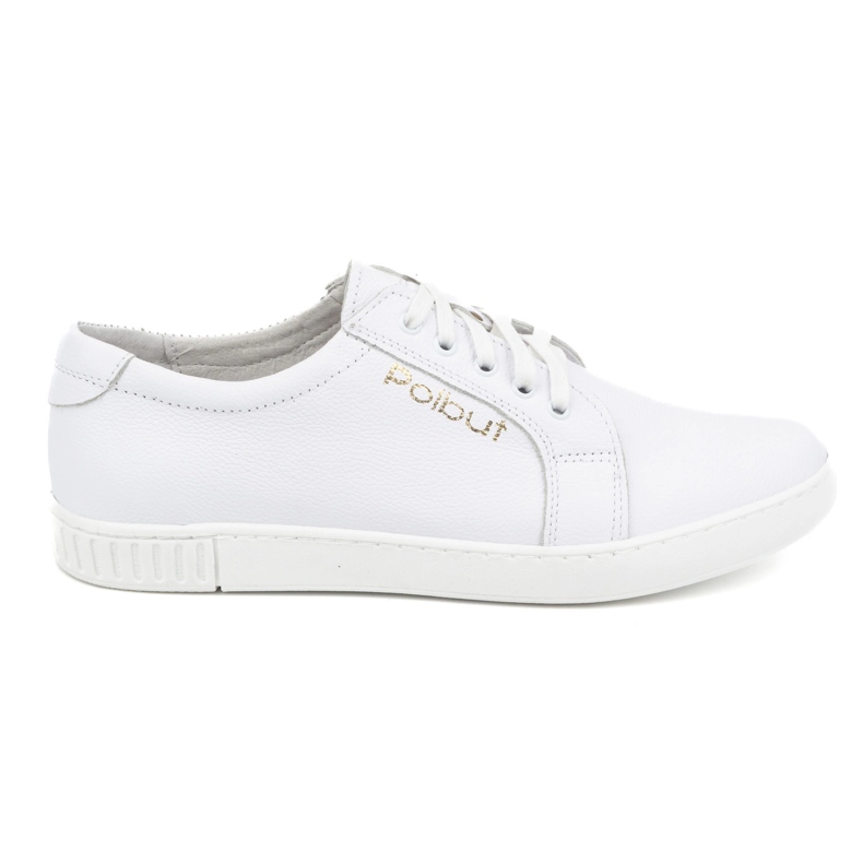 Polbut Férfi bőrcipő 320/2 fehér