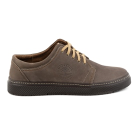 Joker Férfi alkalmi bőrcipő 894J olive zöld