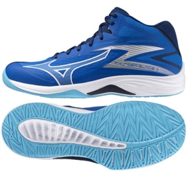Mizuno Thunder Blade Z Mid M V1GA237501 röplabda cipő kék Mizuno Thunder Blade Z Mid M V1GA237501 röplabda cipő kék