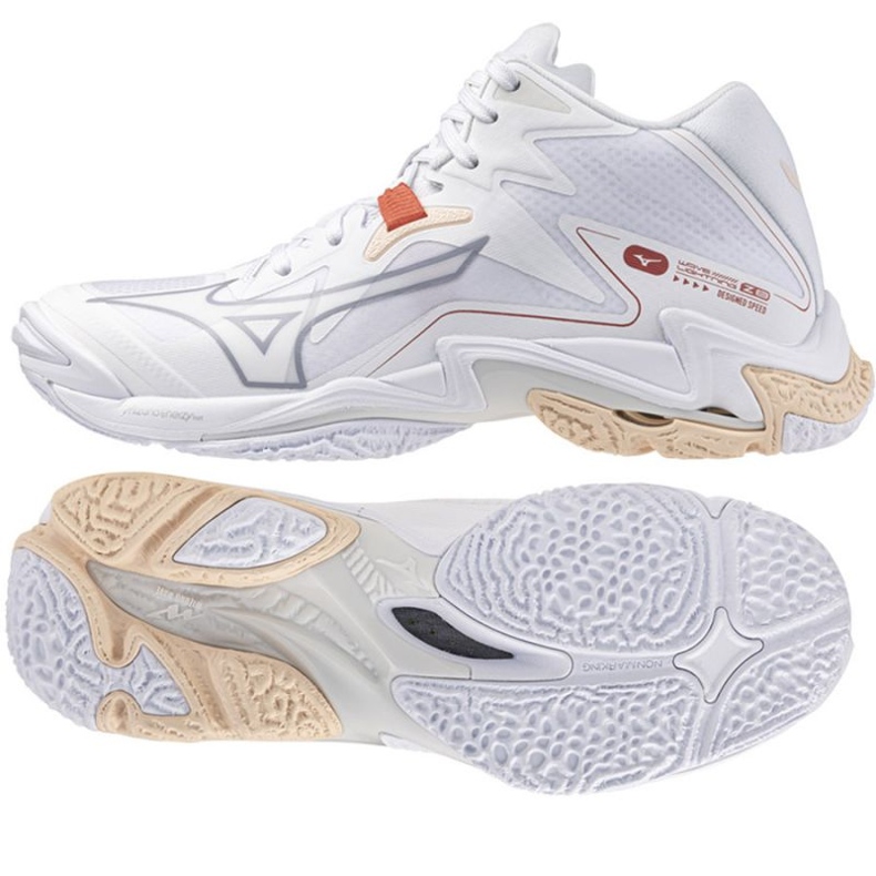 Mizuno Wave Lightning Z8 Mid V1GC240525 röplabda cipő fehér