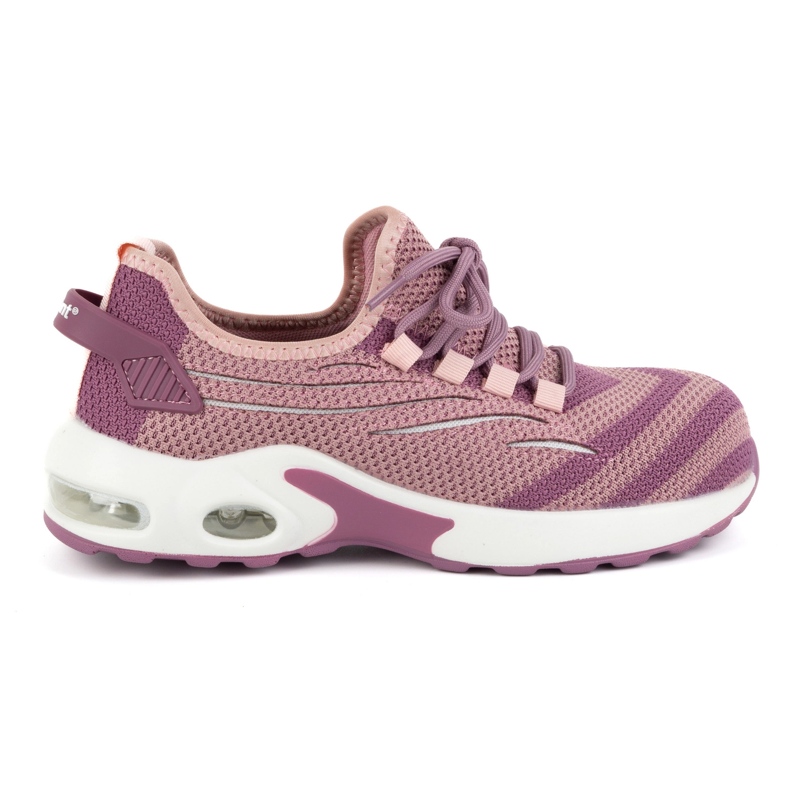 URGENT 250/S1 női munkacipő kompozit orrvédővel rózsaszín