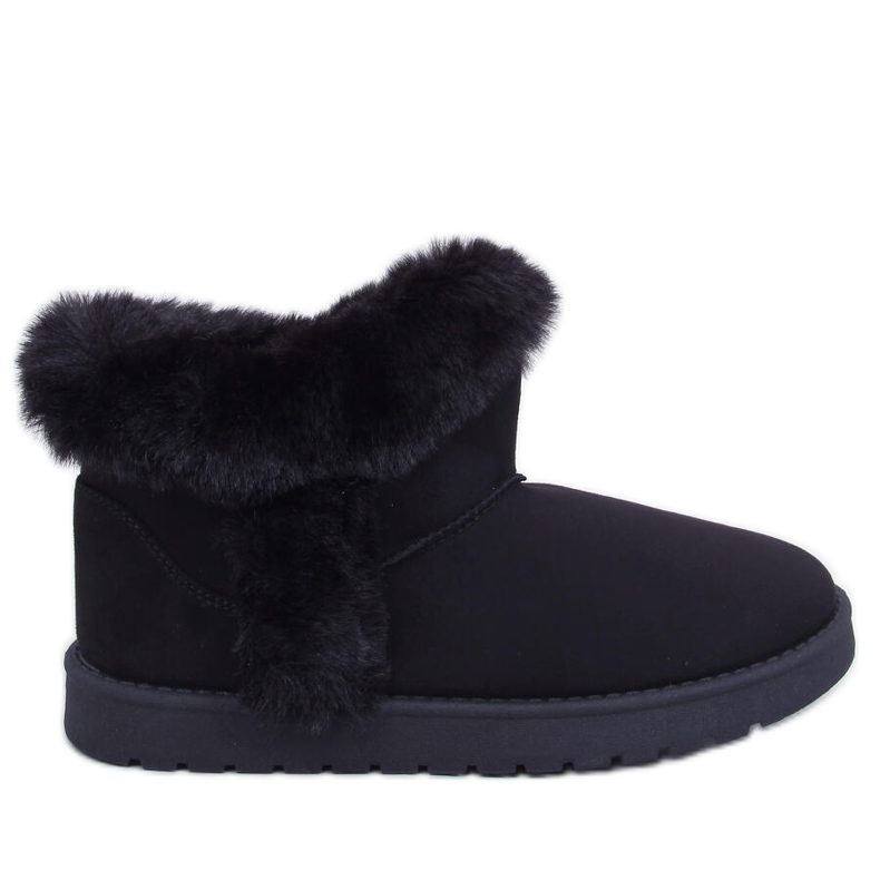 Rövid emus rövidnadrág bundával, Sissoi Black fekete