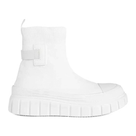 Seastar Fehér magas platformú tornacipő