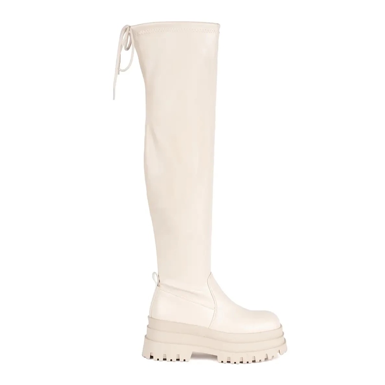 Cream platform muskétások bézs