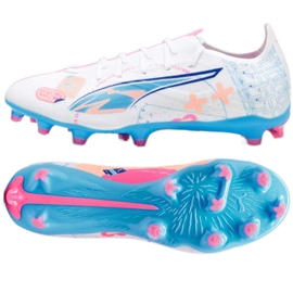 Puma Ultra 5 Match Vol.Up FG/MG 108064-01 futballcipő fehér