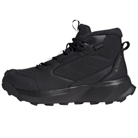 Adidas Terrex Winter Boot Mid Leather ID2859 cipő fekete