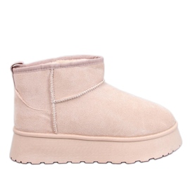 Rodmans Beige rövid platformcipő bézs