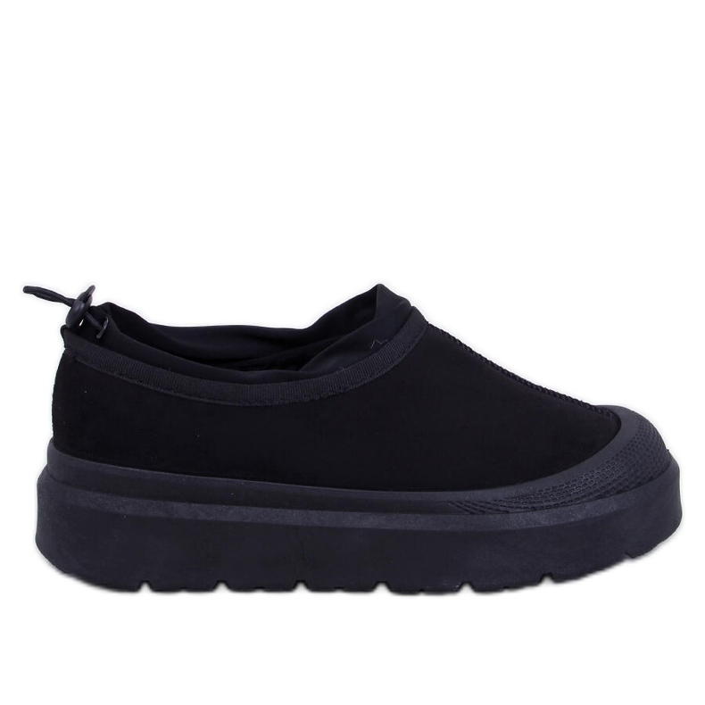 Jayden Black emus rövid hócsizma fekete