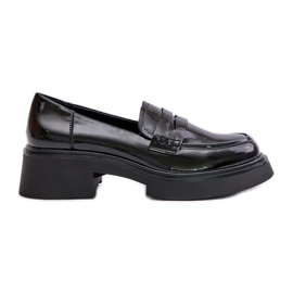 S.Barski Patent Loafers Női naplopók D&amp;A JC42-62 Fekete