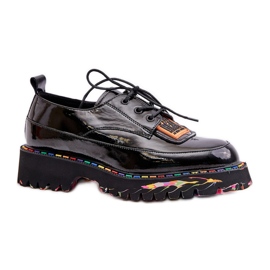 Fűzős női cipő Artiker 55C0499 Fekete