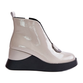 S.Barski Szabadalmaztatott ékcsizma szigetelt D&amp;A MR880-136 világosszürke